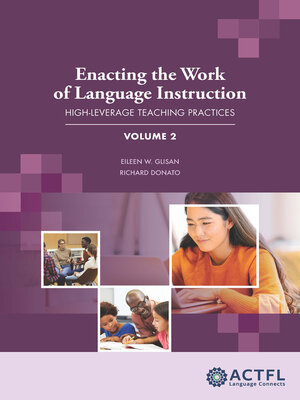 cover image of Enacting the Work of Language Instruction, Volume 2